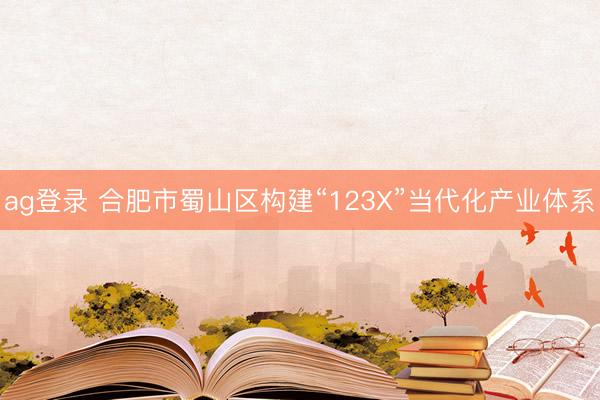 ag登录 合肥市蜀山区构建“123X”当代化产业体系